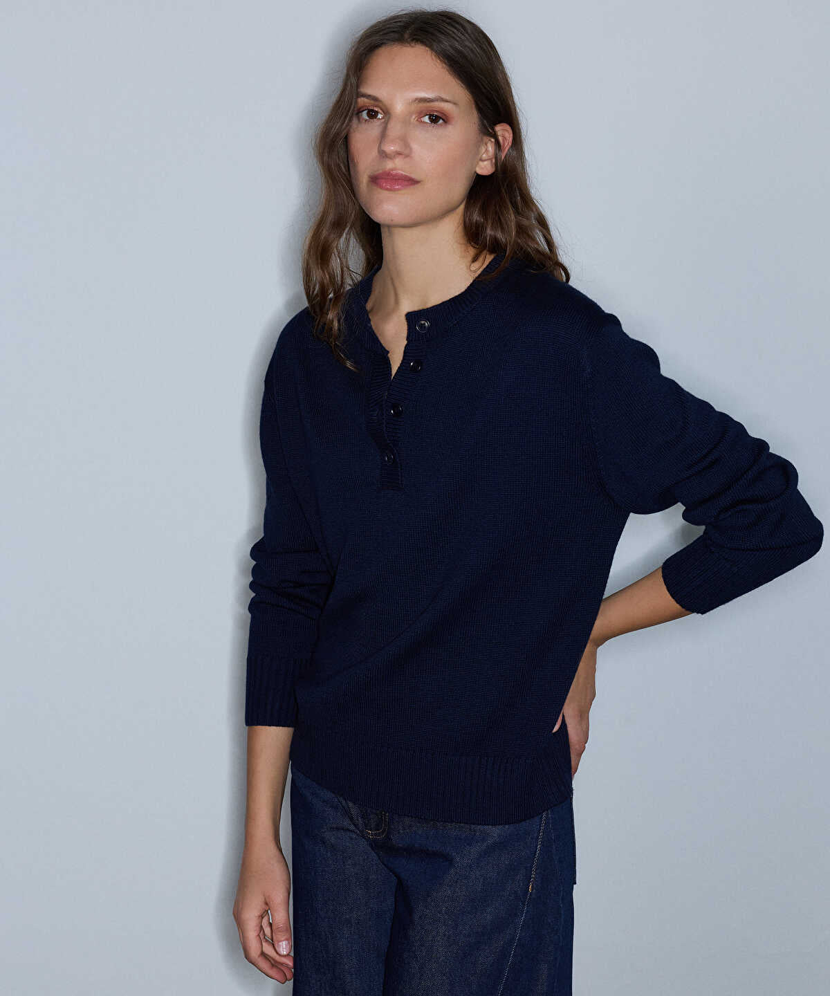 Zoomed Layered-Effect Sweater