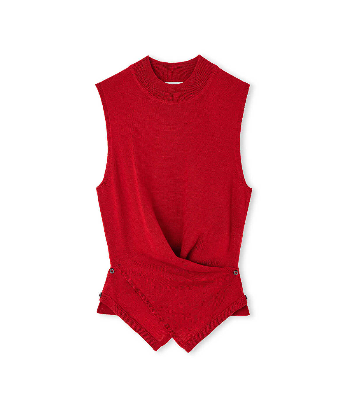 Zoomed Asymmetric Knit Top