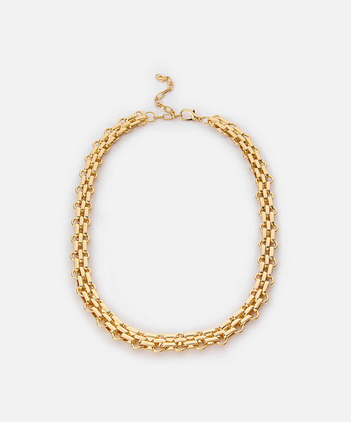 Zoomed Layered Chain Necklace