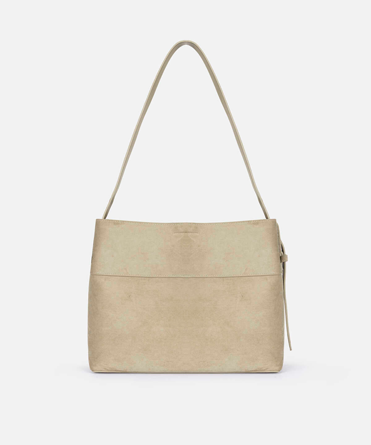 Suede-Effect Tote Bag