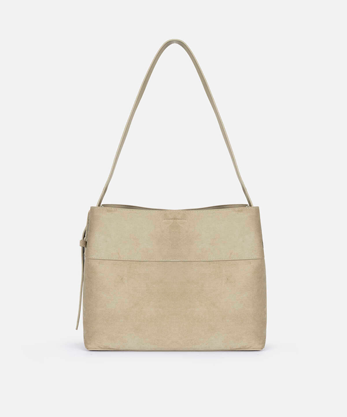 Suede-Effect Tote Bag