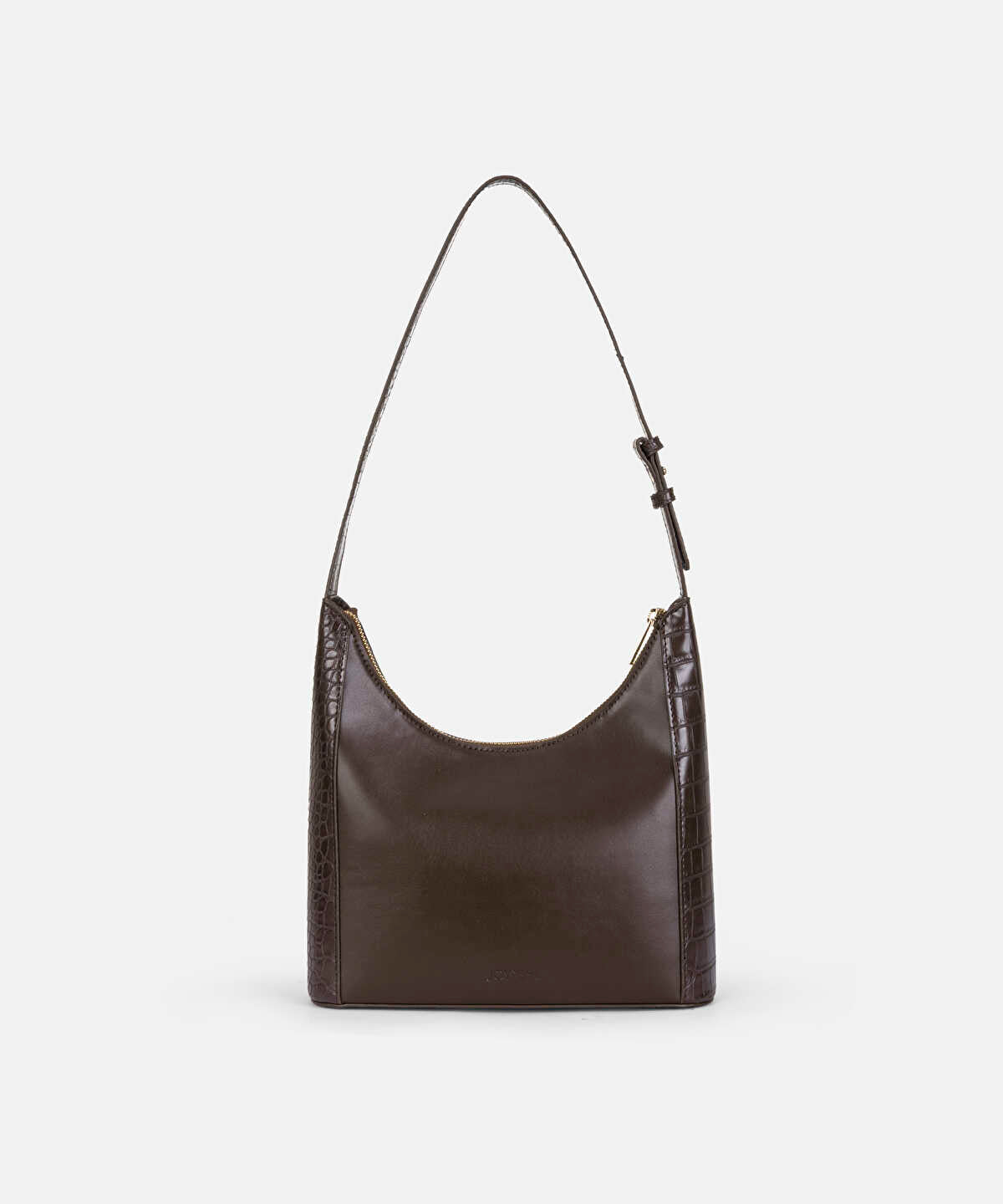 Mixed Media Leather-Look Bag