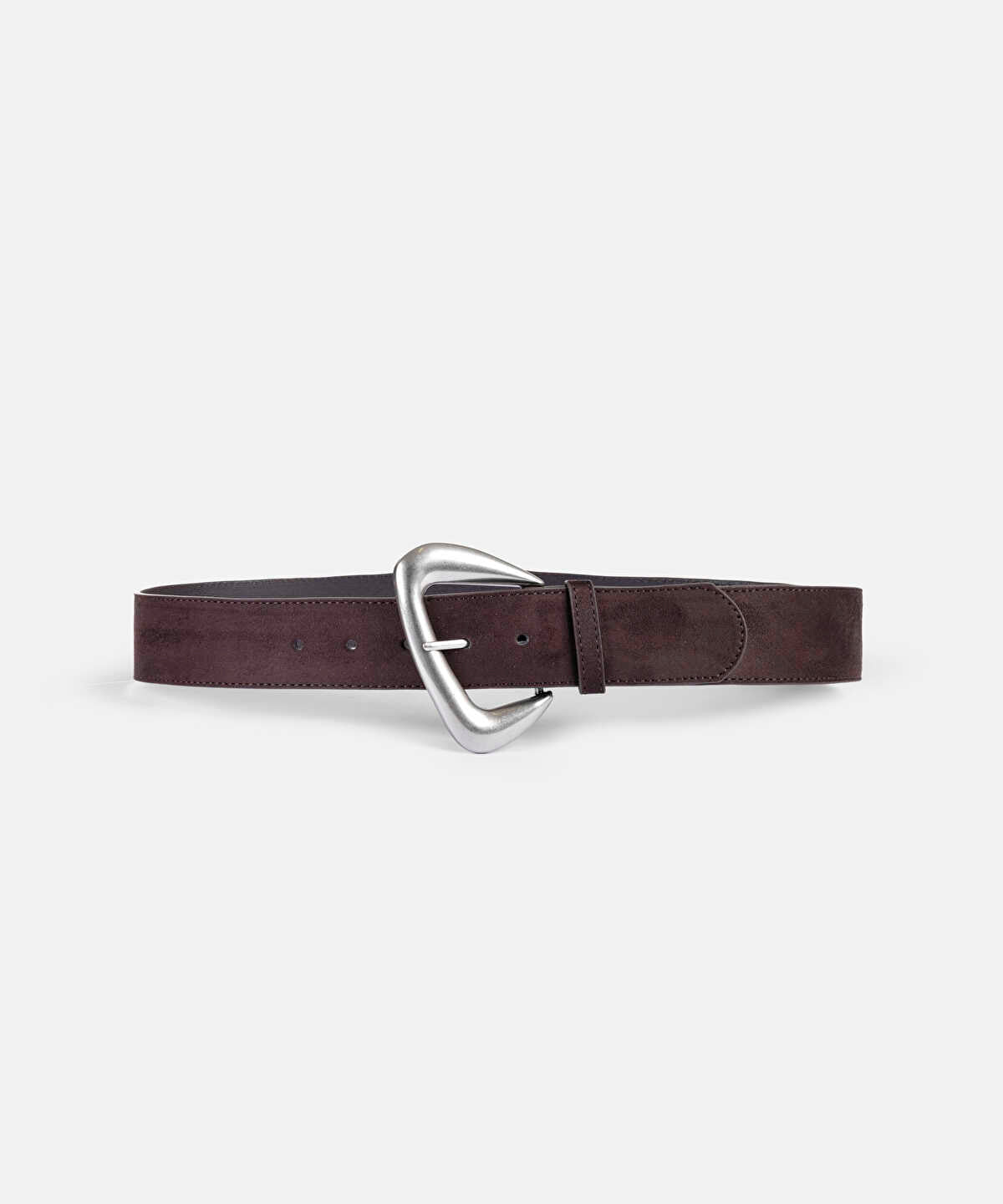 Zoomed Metal-Buckle Belt