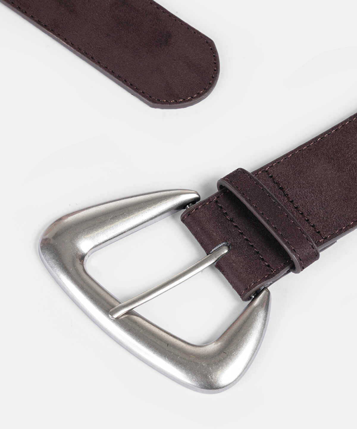 Zoomed Metal-Buckle Belt