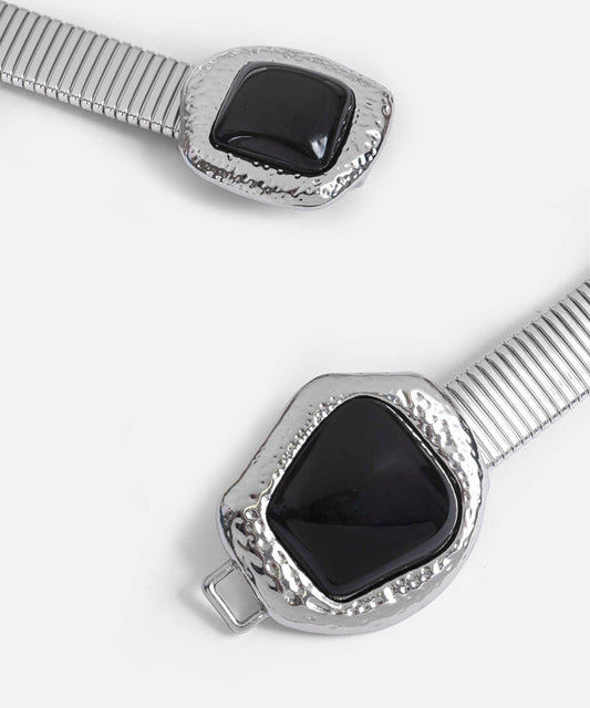 Double-Buckle Metal Belt