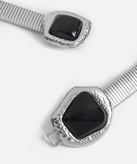 Double-Buckle Metal Belt
