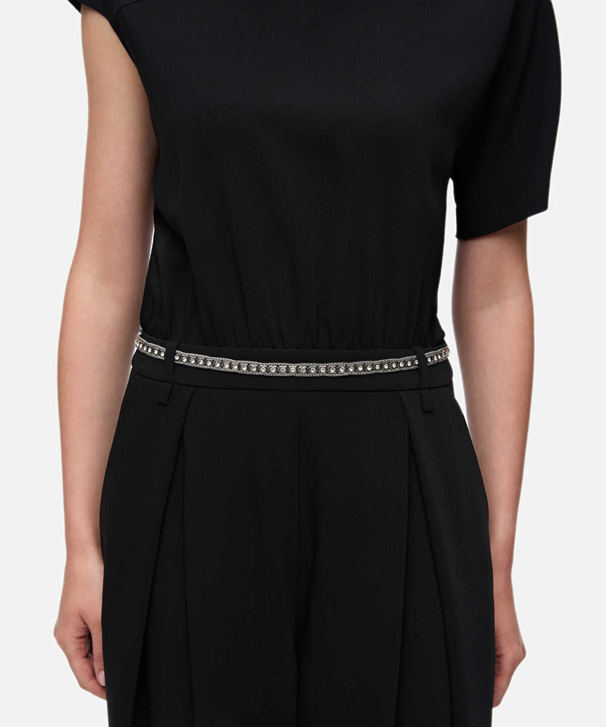 Zoomed Strass-Embellished Belt