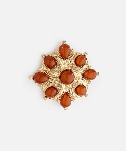 Contrast Resin-Detail Brooch