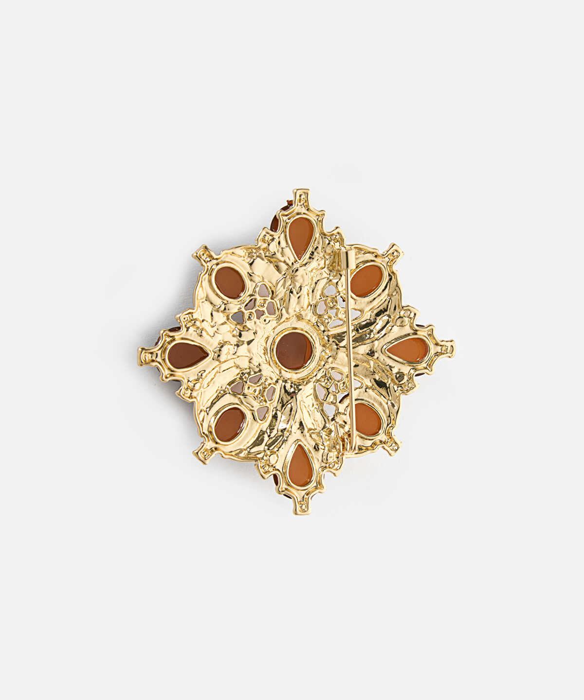 Zoomed Contrast Resin-Detail Brooch