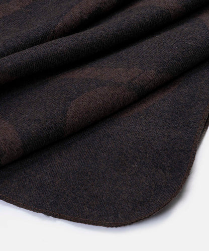 Wool-Blend Patterned Scarf