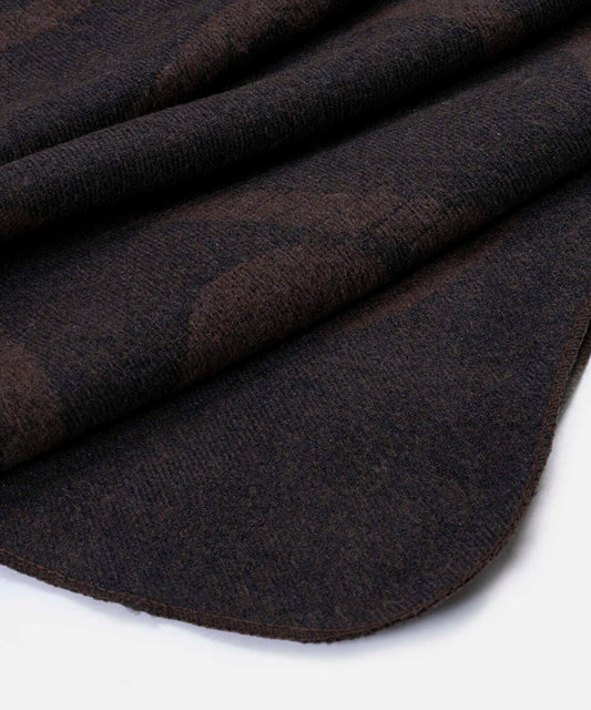 Wool-Blend Patterned Scarf