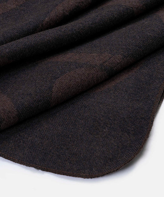Wool-Blend Patterned Scarf