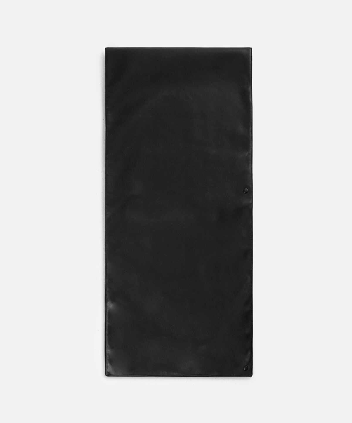 Zoomed Leather-Effect Scarf