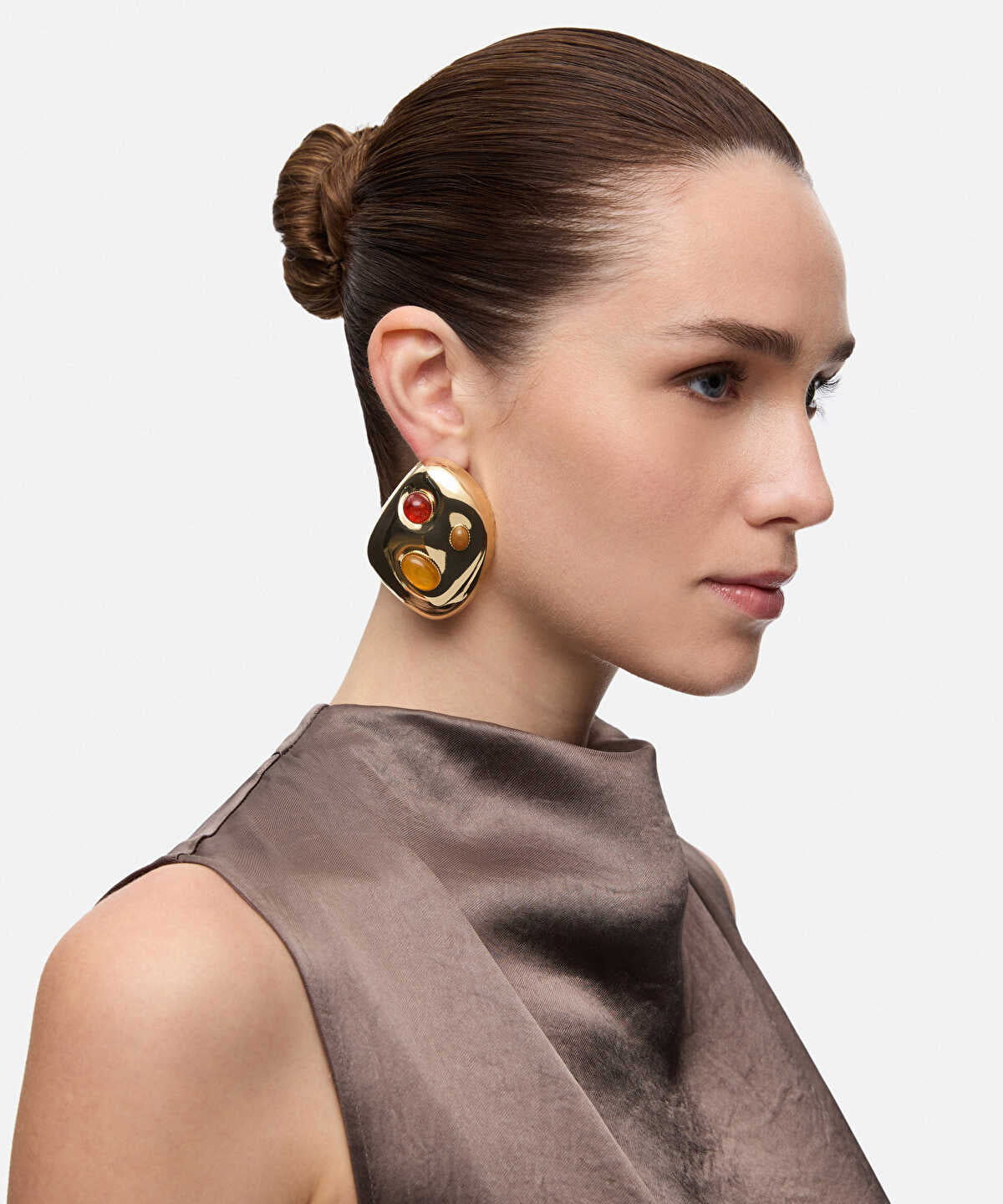 Zoomed Combined Resin Earrings