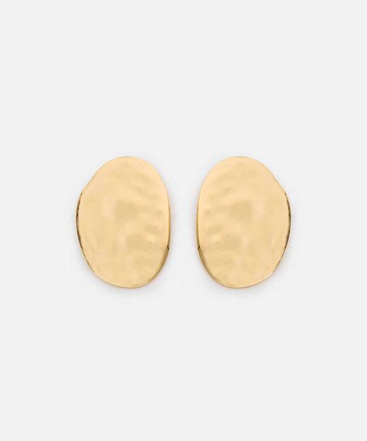 Textured Maxi Metal Earrings
