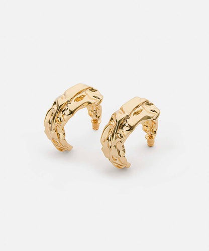 Textured Hoop Earrings
