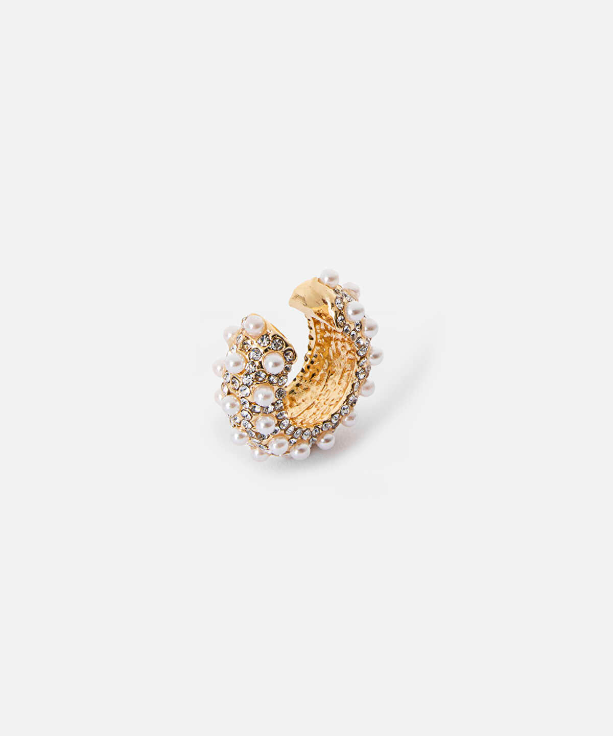 Ear Cuff with Faux Pearls