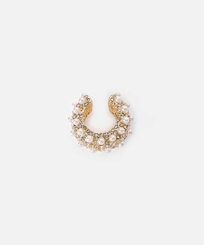 Ear Cuff with Faux Pearls