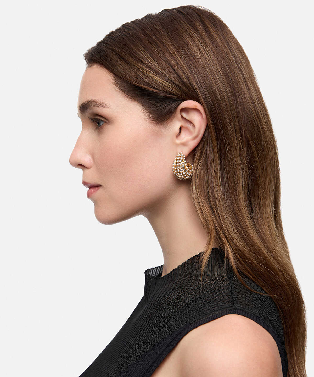 Zoomed Rhinestone Earrings