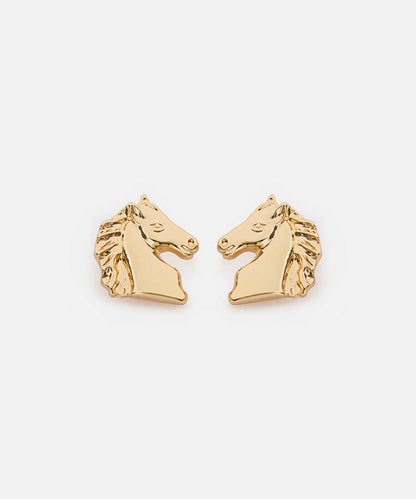 Metal Horse Earrings