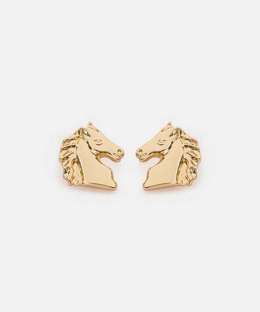 Metal Horse Earrings