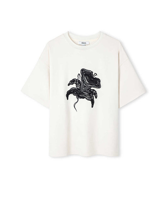 T-Shirt with Embroidered Applique