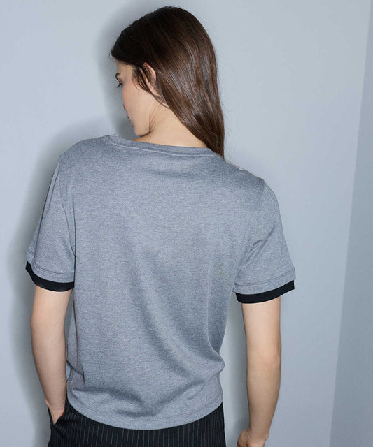 Embellished T-Shirt with Slogan Embroidery