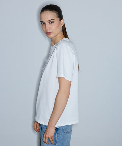 Bow Applique T-Shirt 