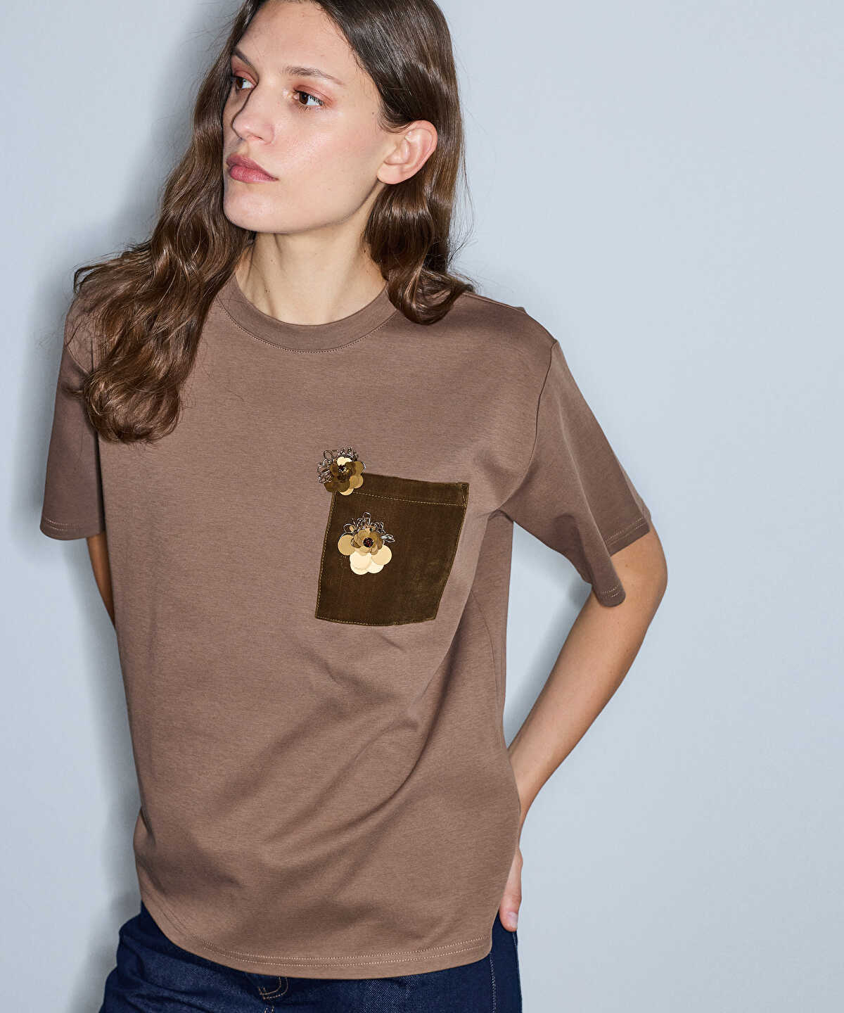 Zoomed T-Shirt with Applique