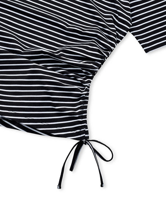 Asymmetric Striped T-Shirt