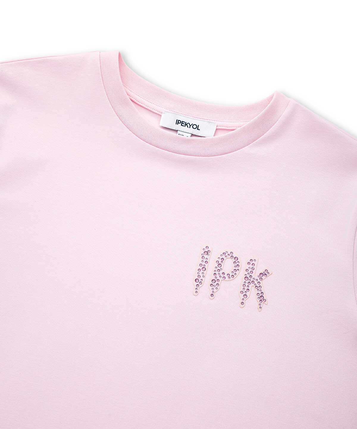 Laser-Cut Rhinestone T-Shirt