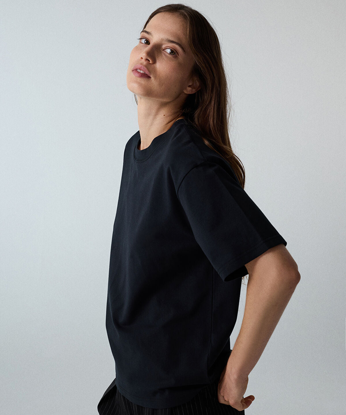 Zoomed Basic Crew Neck T-Shirt