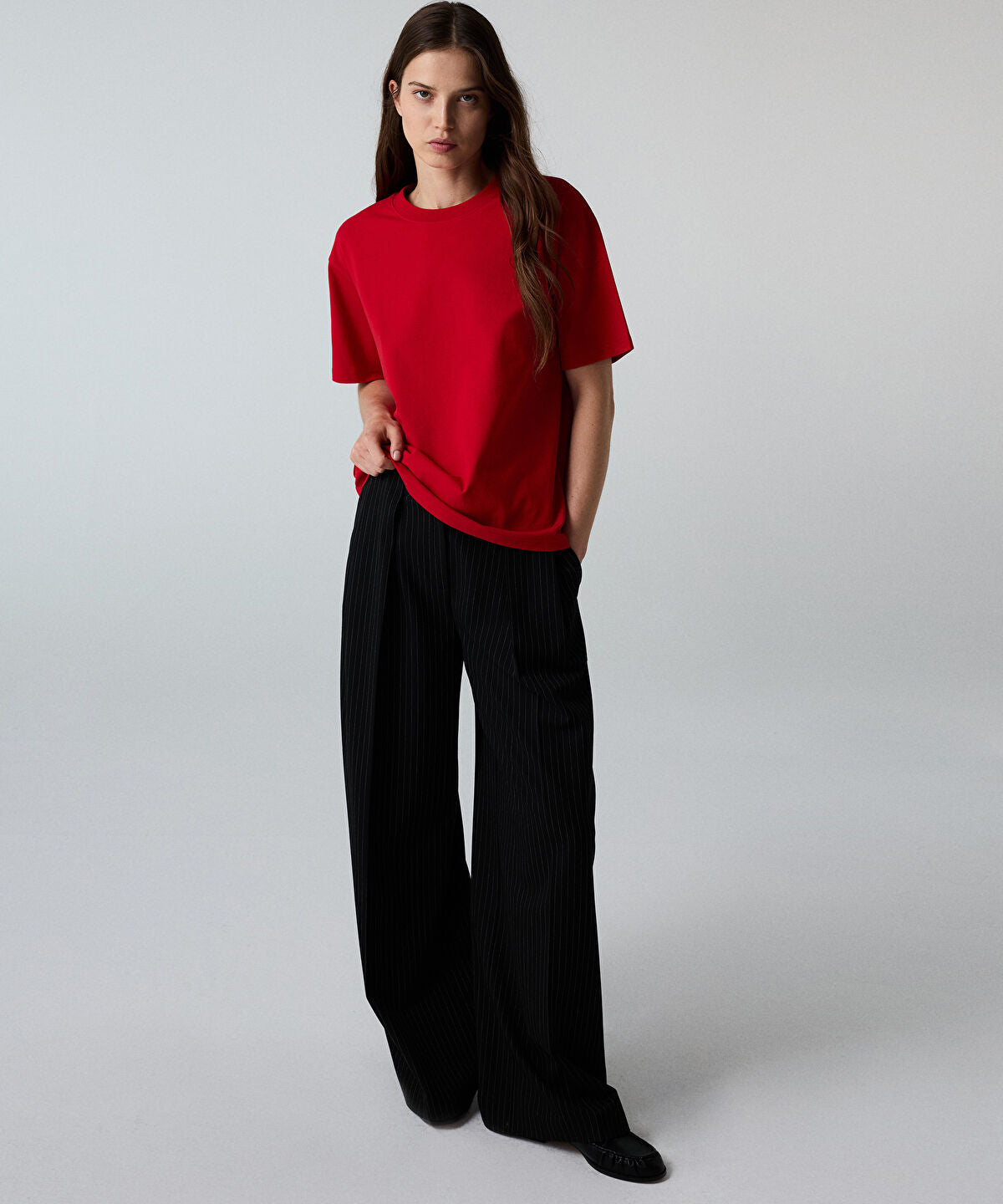 Zoomed Basic Crew Neck T-Shirt