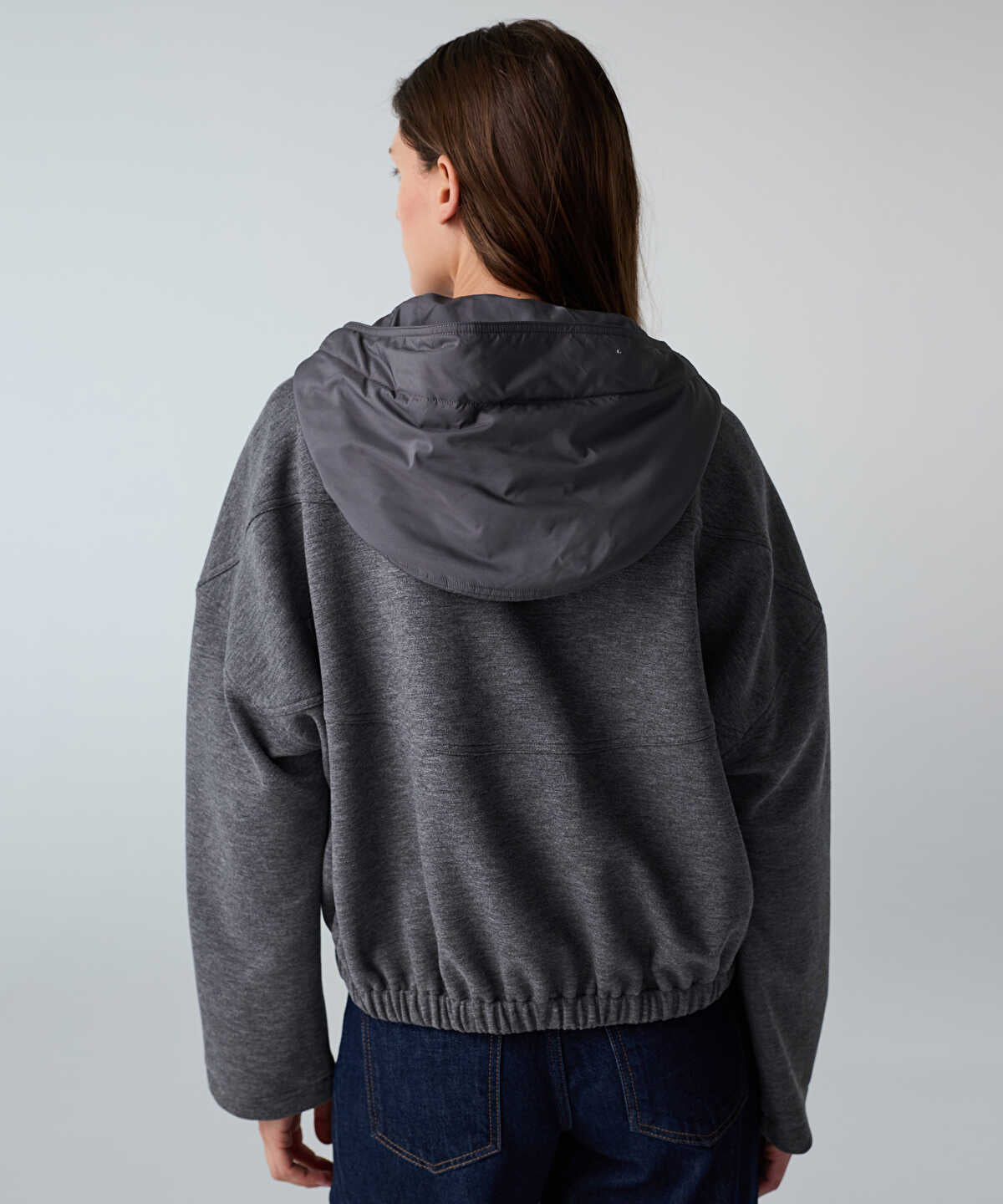 Hooded Combination Sweatshirt