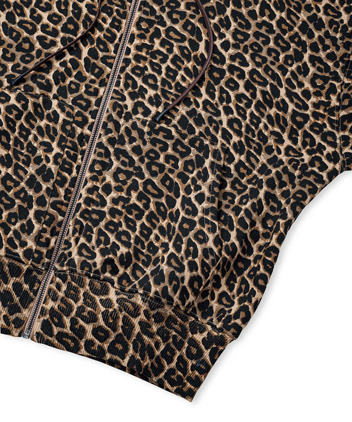 Zoomed Oversized Leopard-Print Sweatshirt