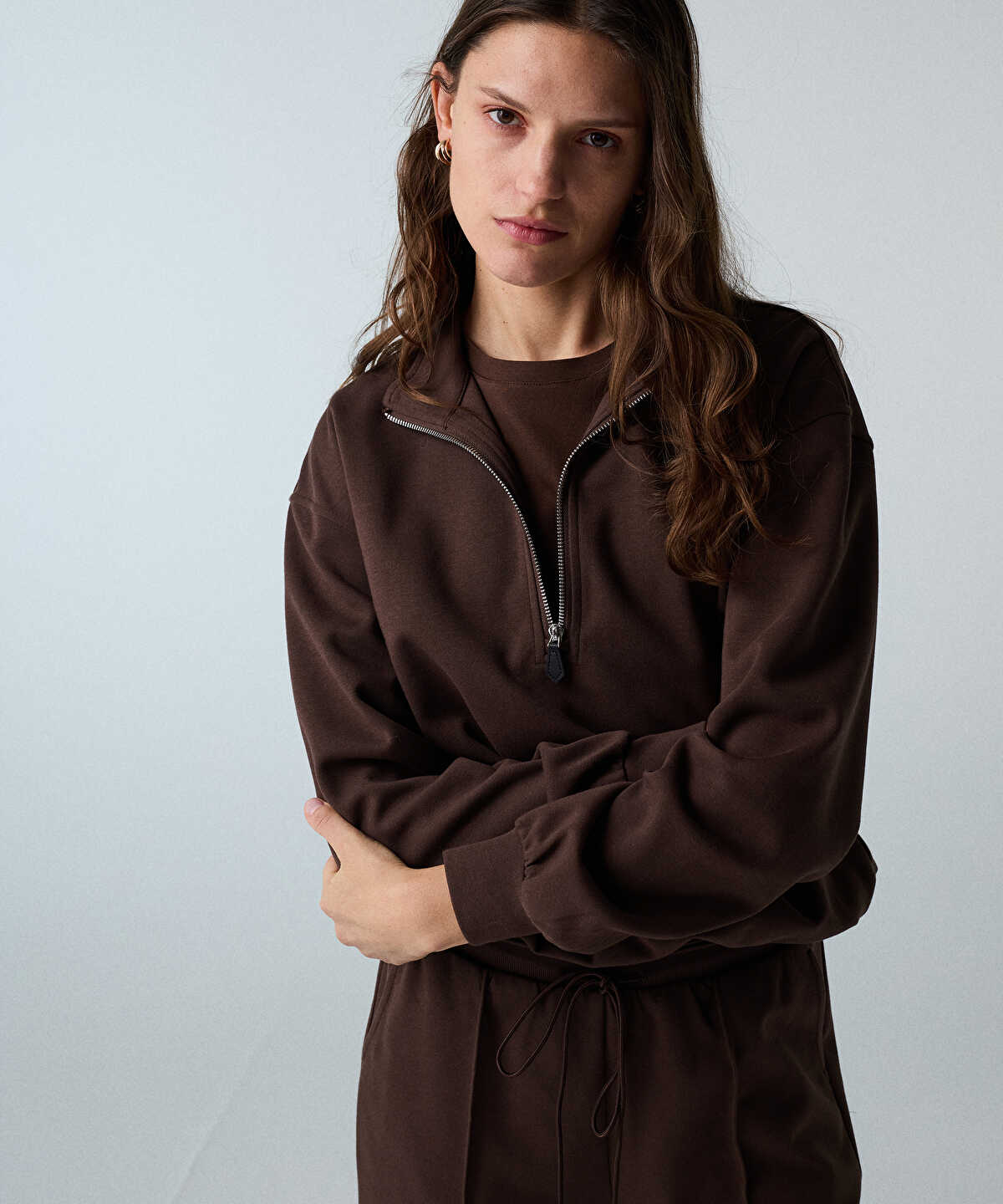 Layered-Effect Sweatshirt