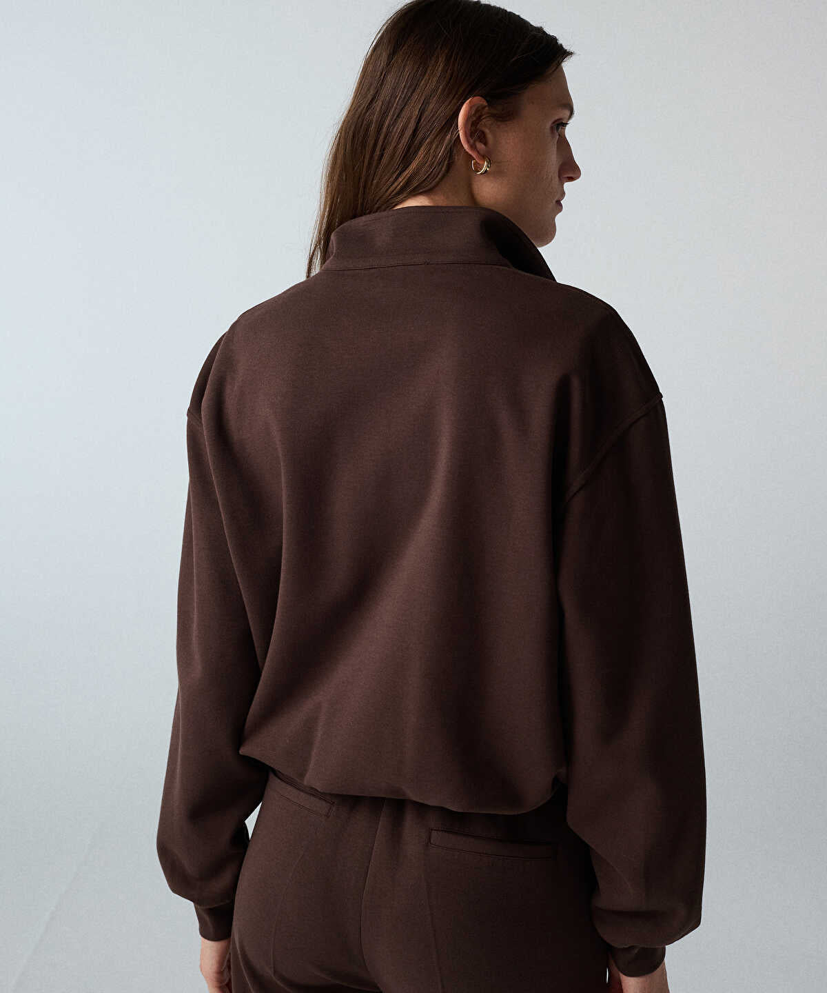 Zoomed Layered-Effect Sweatshirt