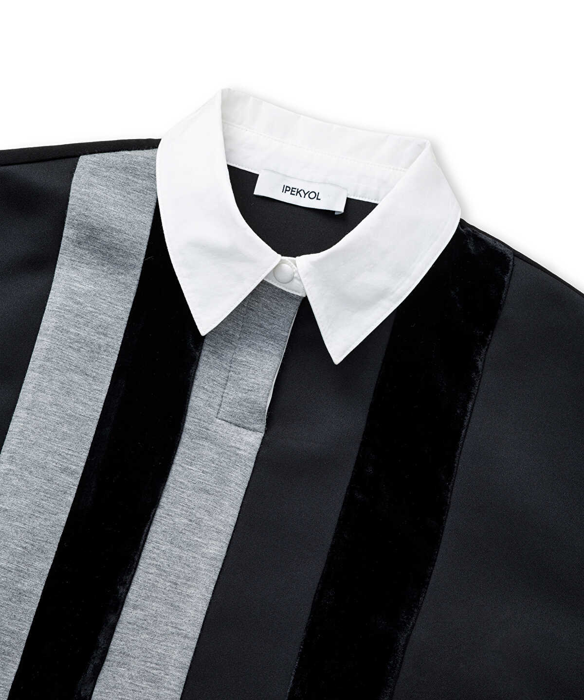 Zoomed Color-Block Combination Sweatshirt