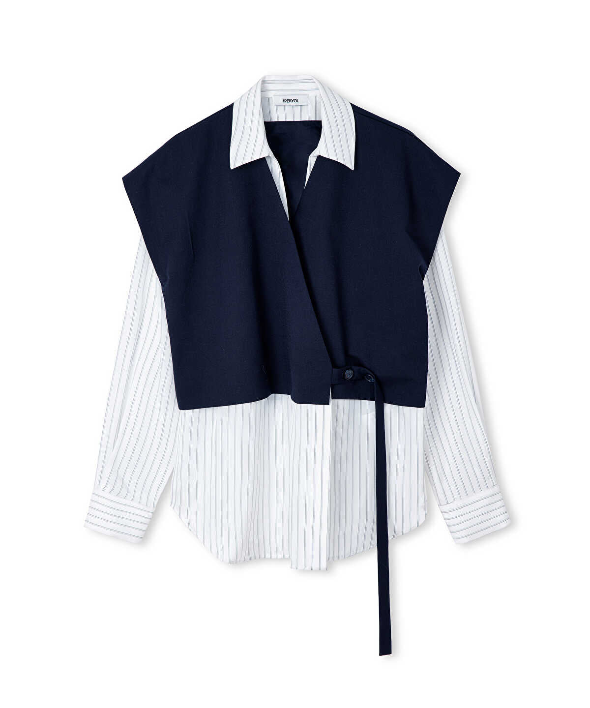 Zoomed Layered-Effect Overshirt