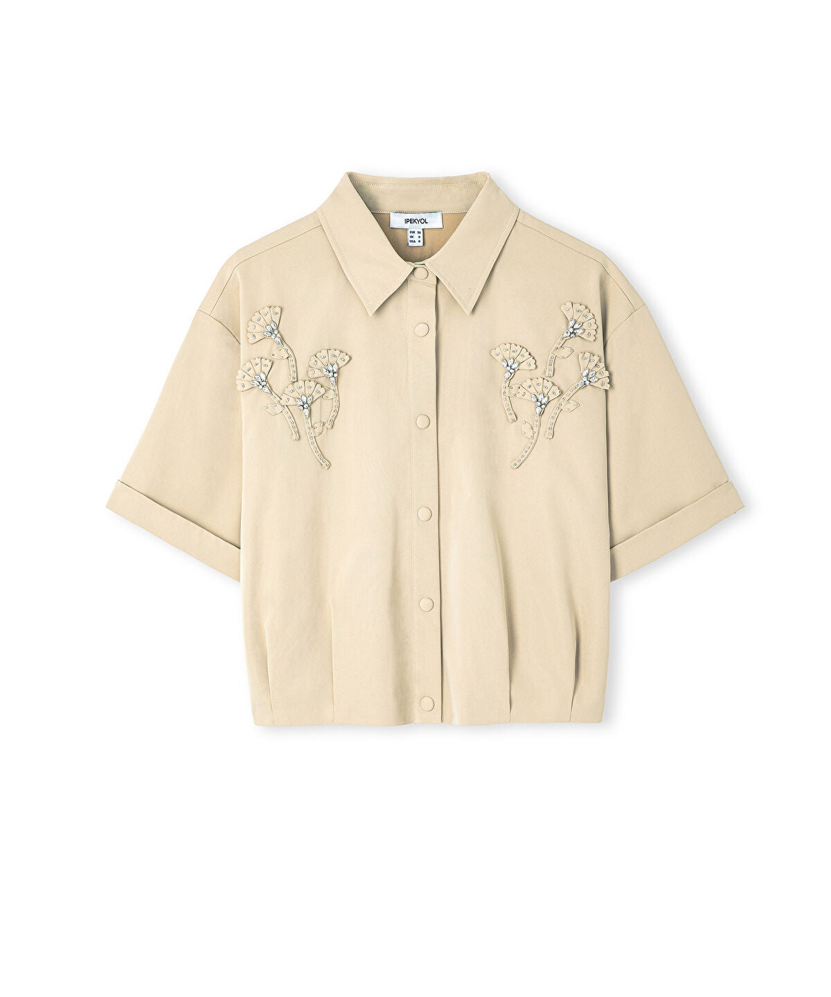 Floral Applique Overshirt