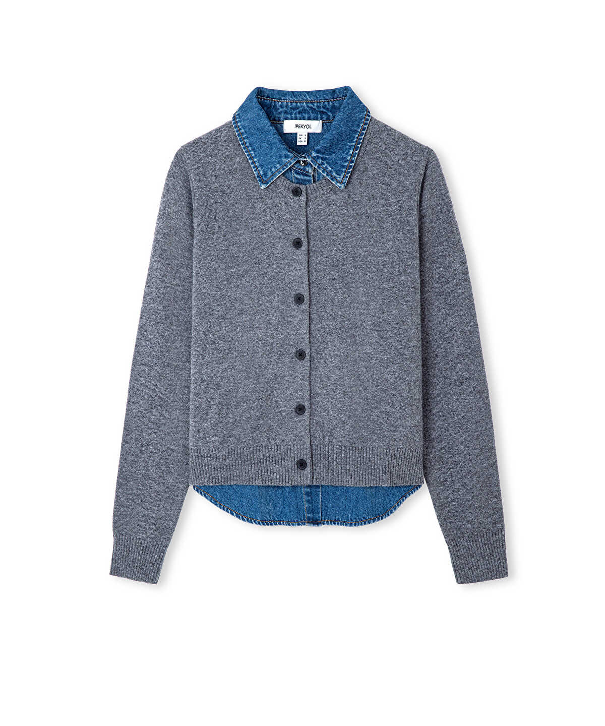 Zoomed Layered-Effect Cardigan
