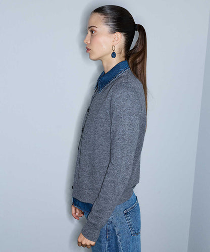 Layered-Effect Cardigan