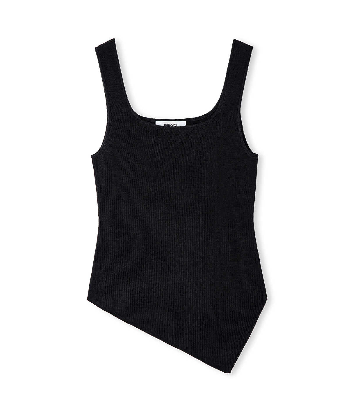 Zoomed Asymmetric-Hem Knit Top